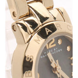 Marc Jacobs Grey Mother of Pearl Dial Gold Stainless Steel Strap Watch for Women - MBM3275