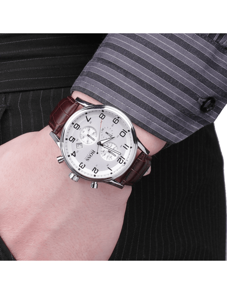 Hugo boss top watch white face