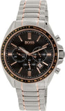 Hugo Boss Driver Sport Grey Dial Grey Steel Strap Watch for Men - 1513094