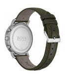 Hugo Boss Vesada Grey Dial Green Nylon Strap Watch for Men - 1513692