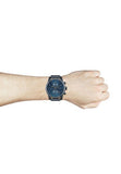 Hugo Boss Skyamaster Chronograph Blue Dial Blue Mesh Bracelet Watch for Men - 1513836