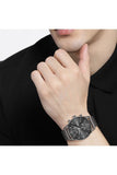 Hugo Boss Associate Grey Dial Grey Mesh Bracelet Watch for Men - 1513870