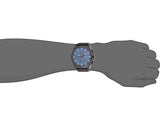 Hugo Boss Grandmaster Blue Dial Black Leather Strap Watch for Men - 1513883