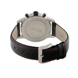 Hugo Boss Aeroliner Black Dial Black Leather Strap Watch for Men - 1512631