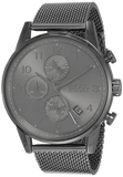 Hugo Boss Navigator Grey Dial Grey Mesh Bracelet Watch for Men - 1513674