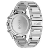 Hugo Boss Pioneer Blue Dial Silver Steel Strap Watch for Men - 1513867