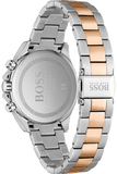 Hugo Boss Novia Brown Dial Two Tone Steel Strap Watch for Women - 1502617