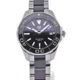 Tag Heuer Aquaracer Quartz 35mm Black Dial Two Tone Steel Strap Watch for Men - WAY131A.BA0913