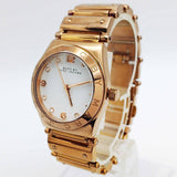 Marc Jacobs Amy White Dial Rose Gold Stainless Steel Strap Watch for Women - MBM8559