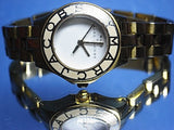 Marc Jacobs Amy White Dial Gold Stainless Steel Strap Watch for Women - MBM3051