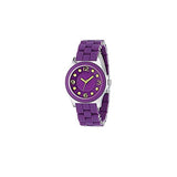 Marc Jacobs Pelly Purple Dial Purple Silicone Strap Watch for Women - MBM2505