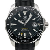 Tag Heuer Aquaracer Calibre 5 Automatic 41mm Black Dial Black Rubber Strap Watch for Men -  WAY211A.FT6151