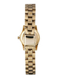 Marc Jacobs Henry Dinky Gold Dial Gold Stainless Steel Strap Watch for Women - MBM3199