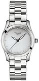 Tissot T Wave Diamonds White Dial Silver Steel Strap Watch For Women - T112.210.11.036.00