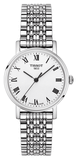 Tissot T Classic Everytime Small White Dial Silver Mesh Bracelet Watch For Women - T109.210.11.033.00