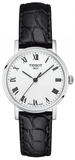 Tissot Everytime Small White Dial Black Leather Strap Watch For Women - T109.210.16.033.00