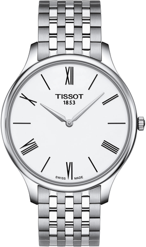 Tissot T Classic Tradition 5.5 White Dial Watch For Men - T063.409.11.018.00