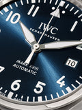 IWC Pilot's Mark XVIII Le Petit Prince Blue Dial Brown Leather Strap Watch for Men - IW327004