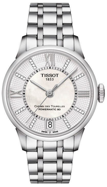 Tissot Chemin Des Tourelles Powermatic 80 Helvetic Watch For Women - T099.207.11.116.00