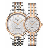 Tissot Le Locle Lady Automatic Silver Dial Two Tone Steel Strap Watch For Women - T006.207.22.036.00