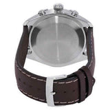 Tissot PR 100 Sport Quartz Chronograph Silver Dial Brown Leather Strap Watch For Men - T101.617.16.031.00