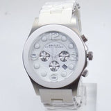 Marc Jacobs Pelly White Dial White SIlicone Strap Watch for Women - MBM2525