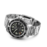Breitling Superocean Automatic 44mm Black Dial Silver Steel Strap Watch for Men - A17367D71B1A1