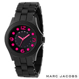 Marc Jacobs Pelly Black Dial Black Steel Strap Watch for Women - MBM2508