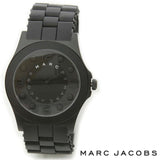 Marc Jacobs Pelly Black Dial Black Silicon Strap Watch for Women - MBM2511
