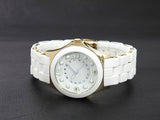 Marc Jacobs Pelly White Dial White Silicone Strap Watch for Women - MBM2526