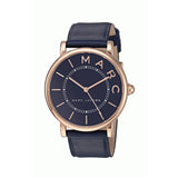 Marc Jacobs Roxy Navy Blue Dial Blue Leather Strap Watch for Women - MJ1534