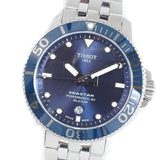 Tissot T Sport Seastar 1000 Powermatic Silicum Blue Dial Silver Steel Strap Watch For Men - T120.407.11.041.01