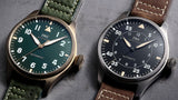 IWC Pilot's Watch Mark XVIII 40mm Black Dial Brown Leather Strap Watch for Men - IW327006