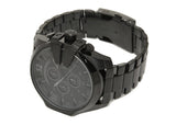 Diesel Mega Chief Chronograph Black Dial Black Stainless Steel Watch For Men - DZ4355