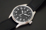 IWC Pilot's Mark XVIII 40mm Black Dial Black Leather Strap Watch for Men - IW327001