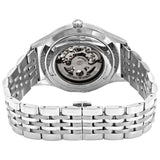 Emporio Armani Meccanico Silver Skeleton Dial Stainless Steel Watch For Men - AR1945