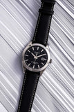 Tissot Gentleman Powermatic 80 Silicium Black Dial Black Leather Strap Watch For Men - T127.407.16.051.00