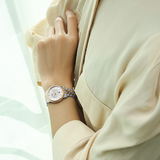 Tissot T Classic Carson Premium 30 White Dial Two Tone Steel Strap Watch for Women - T122.207.22.031.01