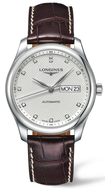 Longines Master Collection Automatic 38.5mm Silver Diamond Dial