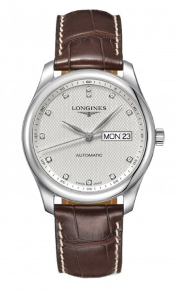 Longines Master Collection Automatic 38.5mm Silver Diamond Dial