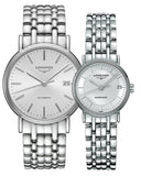 Longines Presence 38.5mm Automatic Silver Dial Silver Mesh Bracelet Watch for Men - L4.921.4.72.6