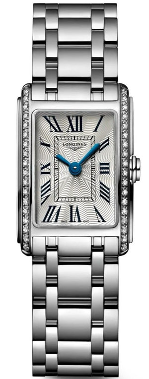 Longines Dolcevita White Dial Silver Steel Strap Watch for Women - L5.258.0.71.6