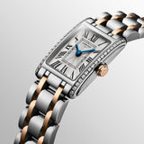 Longines Dolcevita Diamond White Dial Two Tone Steel Strap Watch for Women - L5.258.5.79.7