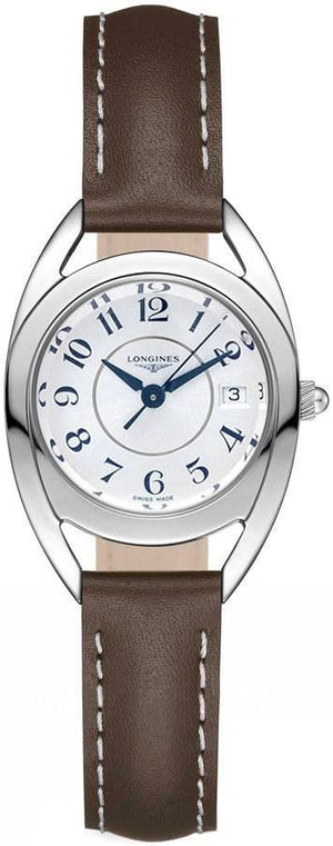 Longines Equestrian Silver Dial Watch for Women - L6.136.4.73.2