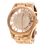 Marc Jacobs Henry Rose Gold Dial Rose Gold Stainless Steel Strap Watch for Women - MBM3207