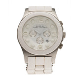 Marc Jacobs Pelly White Dial White Silicone Steel Strap Watch for Women - MBM2565