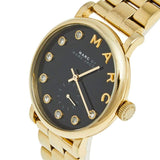 Marc Jacobs Baker Dexter Black Dial Goll Stainless Steel Watch for Women - MBM3421