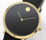 Movado 70th Anniversary Special Edition Black Dial 35mm Watch For Women - 0607137