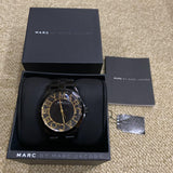 Marc Jacobs Henry Black Transparent Dial Black Stainless Steel Strap Watch for Women - MBM3255