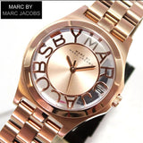 Marc Jacobs Henry Rose Gold Dial Stainless Steel Strap Watch for Women - MBM3293